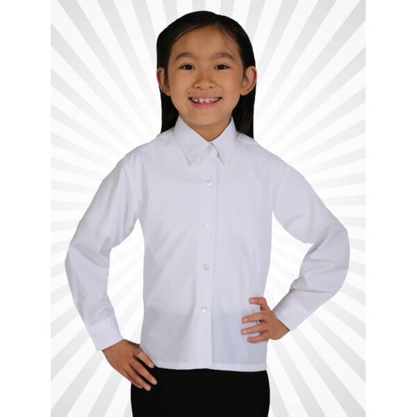 Long sleeve school blouse (Twin Pack) Thumbnail