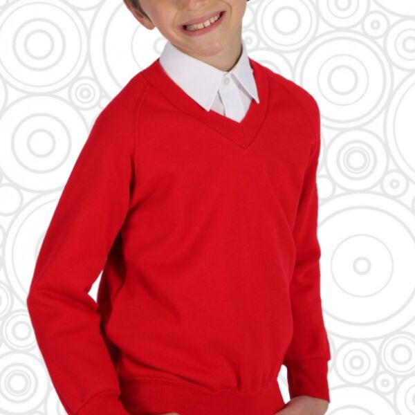 V Neck Sweatshirt  - PLAIN  Thumbnail