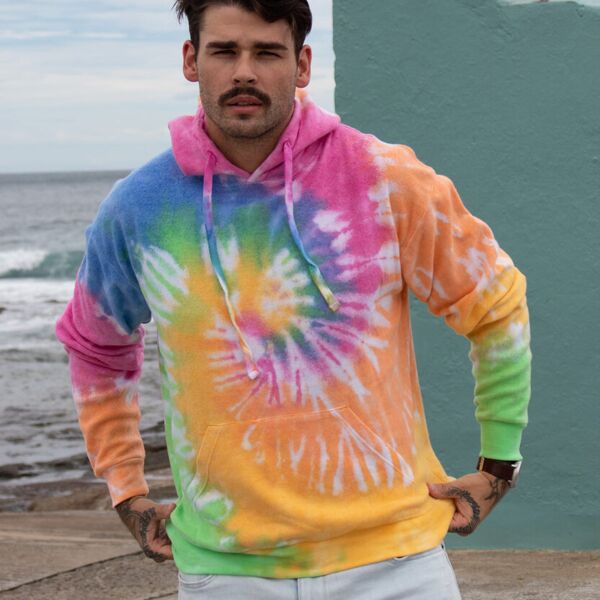 Rainbow tie-dye hoodie Thumbnail