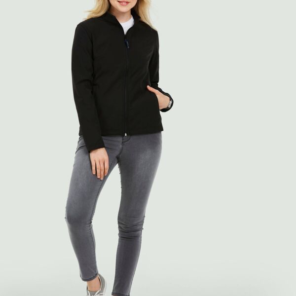 Uneek Ladies Full Zip Soft Shell Jacket Thumbnail