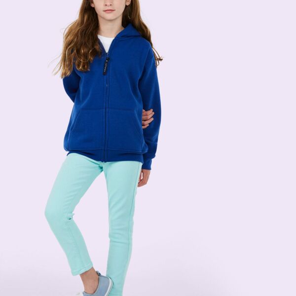 Uneek Children's Classic Full Zip hooded Sweatshirt Thumbnail