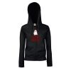 Women's premium 70/30 hooded sweatshirt jacket Thumbnail