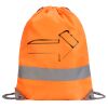 Hi-Vis Stafford Drawstring Tote Backpack Thumbnail