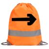 Hi-Vis Stafford Drawstring Tote Backpack Thumbnail