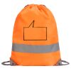 Hi-Vis Stafford Drawstring Tote Backpack Thumbnail