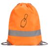 Hi-Vis Stafford Drawstring Tote Backpack Thumbnail