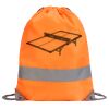 Hi-Vis Stafford Drawstring Tote Backpack Thumbnail