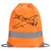 Hi-Vis Stafford Drawstring Tote Backpack Thumbnail