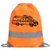 Hi-Vis Stafford Drawstring Tote Backpack Thumbnail
