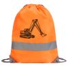 Hi-Vis Stafford Drawstring Tote Backpack Thumbnail