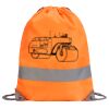Hi-Vis Stafford Drawstring Tote Backpack Thumbnail