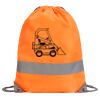 Hi-Vis Stafford Drawstring Tote Backpack Thumbnail