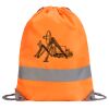 Hi-Vis Stafford Drawstring Tote Backpack Thumbnail