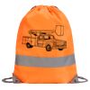 Hi-Vis Stafford Drawstring Tote Backpack Thumbnail